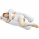 Almohada Ergonómica de Postura Lateral U Babymoov B.Love XXL Gris Blanco