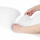 Almohada Ergonómica de Postura Lateral U Babymoov B.Love XXL Gris Blanco