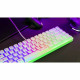 Teclado Bluetooth The G-Lab Azerty Francés Blanco