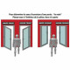 Cerradura Yale YAV37D  12,5 x 7 x 18 Blanco Acero Rectangular Puertas Vertical