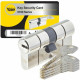 Cilindro de seguridad Yale 30 x 40 mm Latón