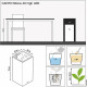 Plant pot Lechuza 76 x 40 x 10 cm Black (1 Unit)