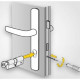 Security cylinder Yale 30 x 10 mm Brass Garage door
