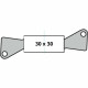 Security cylinder Yale 30 x 30 mm