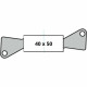 Security cylinder Yale 40 x 50 mm Brass