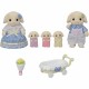 Accesorios para casa de Muñecas Sylvanian Families 5735 Flora Rabbit family