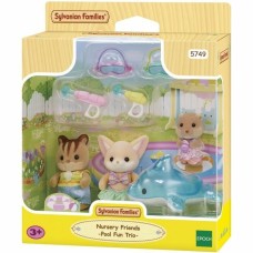 Accesorios para casa de Muñecas Sylvanian Families 5749 Nursery Friends Pool Fun trio