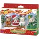 Accesorios para casa de Muñecas Sylvanian Families Happy ChristmaS Friends