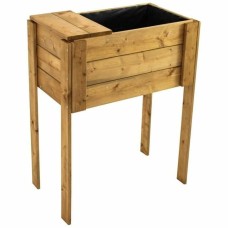 Soporte para plantar Ekju Madera 61 x 35 x 79 cm 25 L