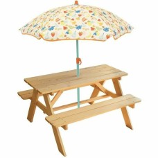 Mesa de picnic Fun House Fruity's  53 x 95 x 75 cm Sombrilla