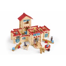 Figuras de Acción Jeujura The Wooden Castle Fort  300 Piezas Playset