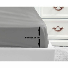 Fitted sheet Lovely Home Light grey 140 x 190 cm