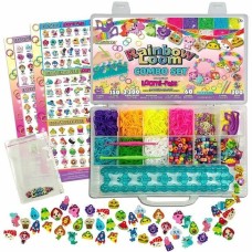 Bracelet and Necklace Making Kit Bandai Rainbow Loom Combo Set Plastic