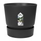 Plant pot Elho Greenville Black Plastic Circular Ø 30 cm Ø 29,5 x 27,8 cm