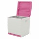 Chest Plastiken 60 x 61 x 53 cm Beige Fuchsia Plastic