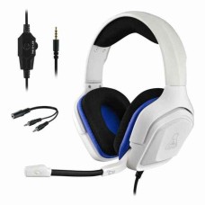 Auriculares con Micrófono The G-Lab KORP-COBALT-W Blanco Inalámbrico