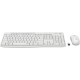 Teclado y Ratón Inalámbrico Logitech MK295 Blanco Francés AZERTY