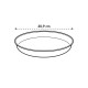 Flower Pot Dish Elho Loft Urban  Circular Blue Plastic Ø 21 cm