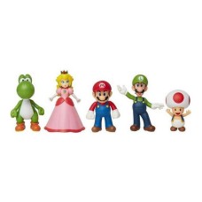 Set of Figures Super Mario Mario and his Friends 5 Pieces