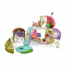 Playset Schleich glitter house with unicorns, lake and stable - 42445 Plástico Caballo