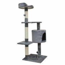 Scratching Post for Cats Jasper 40 x 40 x 114 cm Grey