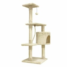 Rascador para Gatos Paloma 40 x 40 x 114 cm Beige