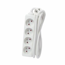 4-socket plugboard without power switch Chacon (3 m)