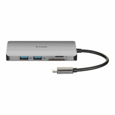 USB Hub C D-Link Silver 100 W