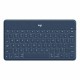 Keyboard Logitech 920-010048 AZERTY French Blue Black