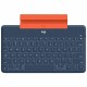 Keyboard Logitech 920-010048 AZERTY French Blue Black