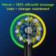 Cabezal de Recambio Oral-B Pro Cross action Negro 4 Unidades