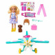 Muñeca Barbie CHELSEA ET SON AVION
