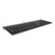 Keyboard Kensington Advance Fit AZERTY Black Matte back French AZERTY