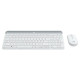 Keyboard and Mouse Logitech  MK470 White French AZERTY