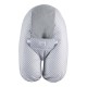Cojín de Lactancia Tineo Polka Dots Gris