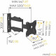 TV Mount Nanook Full Motion Tilt 43