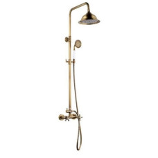 Columna de Ducha Rousseau Bronce Acero Inoxidable