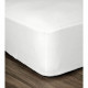 Fitted sheet Lovely Home White Double bed 160 x 200 cm 100% cotton