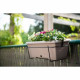 Jardinera Garden ID Taupé Efecto piedra 50 cm