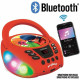 Reproductor CD/MP3 Lexibook Miraculous Bluetooth 5.0 Rojo