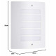 Wall Light Brilliant Todd White Metal Plastic 60 W E27
