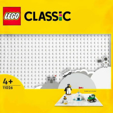 Base de apoyo Lego 11026 Classic The White Building Plate Blanco