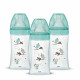 Set of baby's bottles Dodie 3 uds