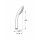 Alcachofa de Ducha Grohe Vitulio Joy Plástico Cromado 1 Posición