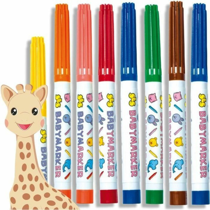Set of Felt Tip Pens babies SES Creative SOPHIE LA GIRAFE Multicolour Set of Felt Tip Pens babies SES Creative SOPHIE LA GIRAFE Multicolour
