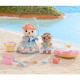 Figura Articulada Sylvanian Families Las hermanas nutrias marinas Animales