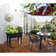 Soporte para plantar EDA Gris 73 x 38,5 x 68 cm Vegetales Mesa de Cultivo