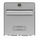 Buzón Burg-Wachter   Gris Acero Galvanizado 28 x 36,5 x 31 cm