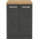 Mueble Auxiliar 60 x 51,6 x 85 cm Gris