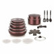 Batería de Cocina Arthur Martin AM2503 Granate